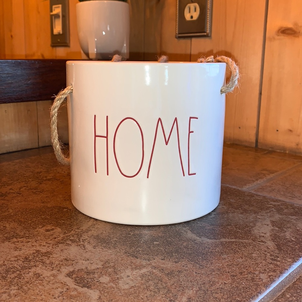 Rae Dunn “Home” Hanging Planter